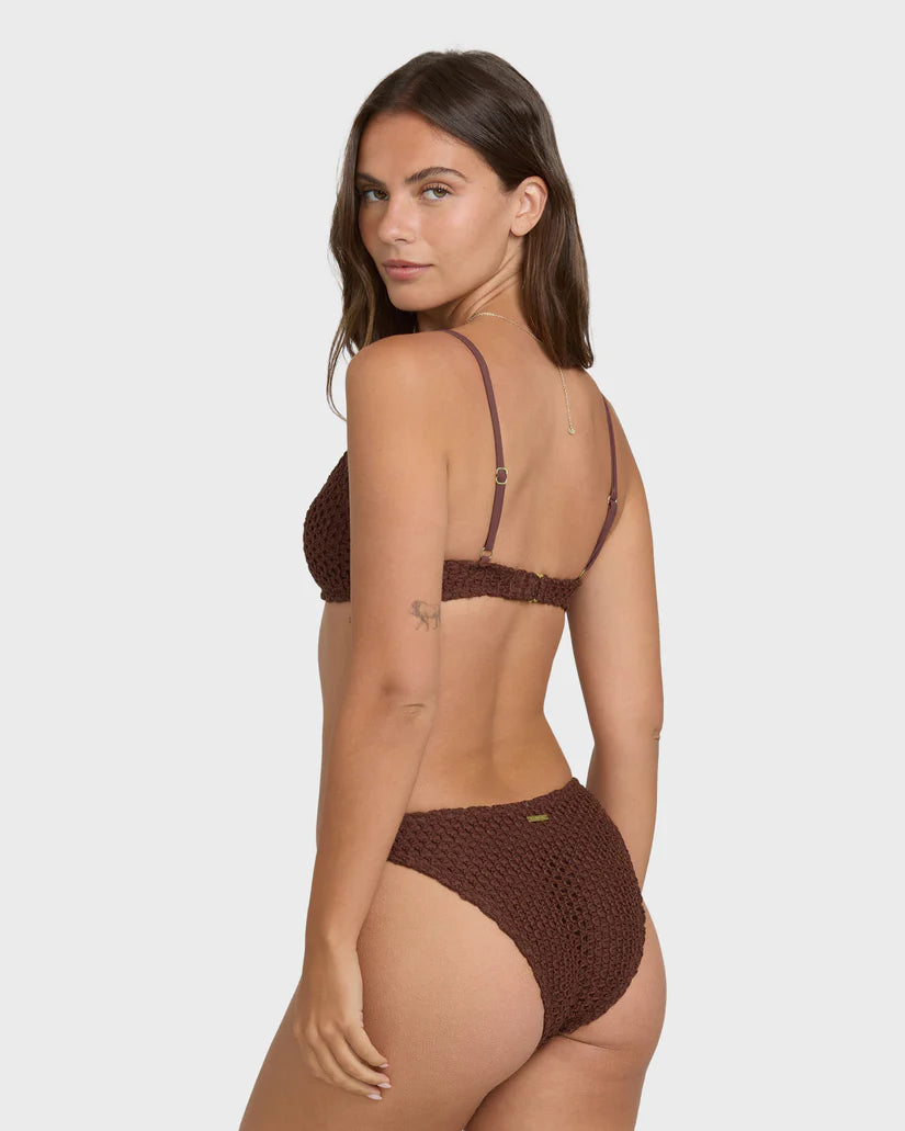 Billabong Women’s Twisted Tides Maui Bikini Bottom - Espresso 5