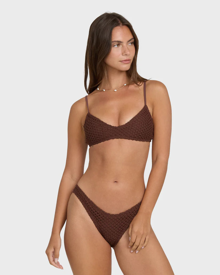 Billabong Women’s Twisted Tides Maui Bikini Bottom - Espresso 3