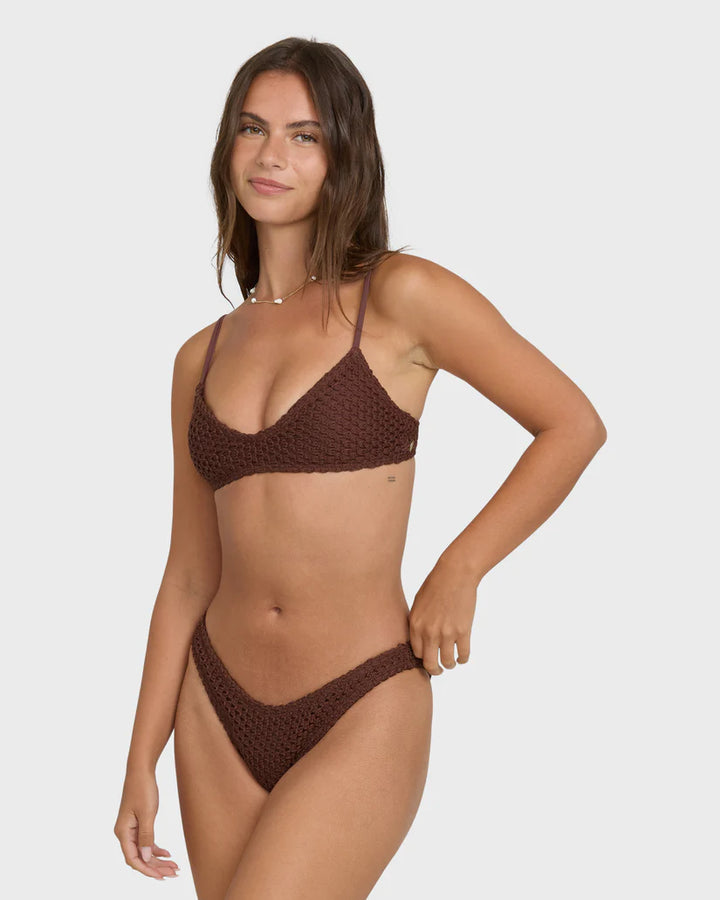 Billabong Women’s Twisted Tides Maui Bikini Bottom - Espresso 1