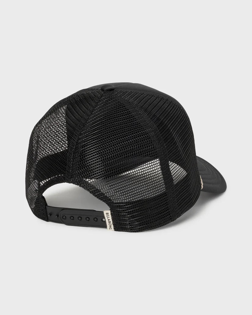 Billabong Women’s Grandpa Trucker Hat - Off Black 3