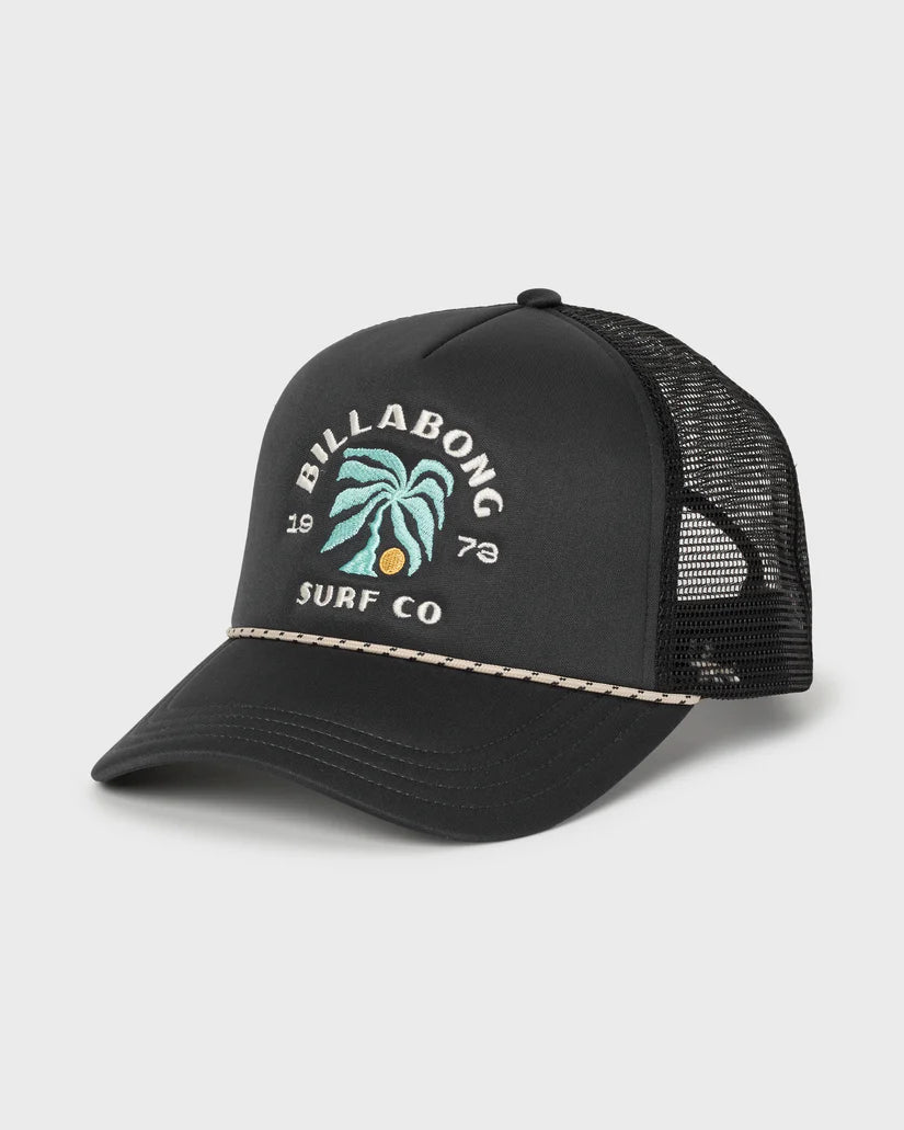 Billabong Women’s Grandpa Trucker Hat - Off Black 2