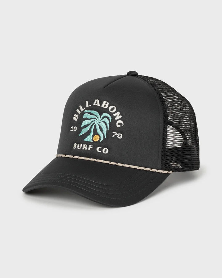 Billabong Women’s Grandpa Trucker Hat - Off Black 2