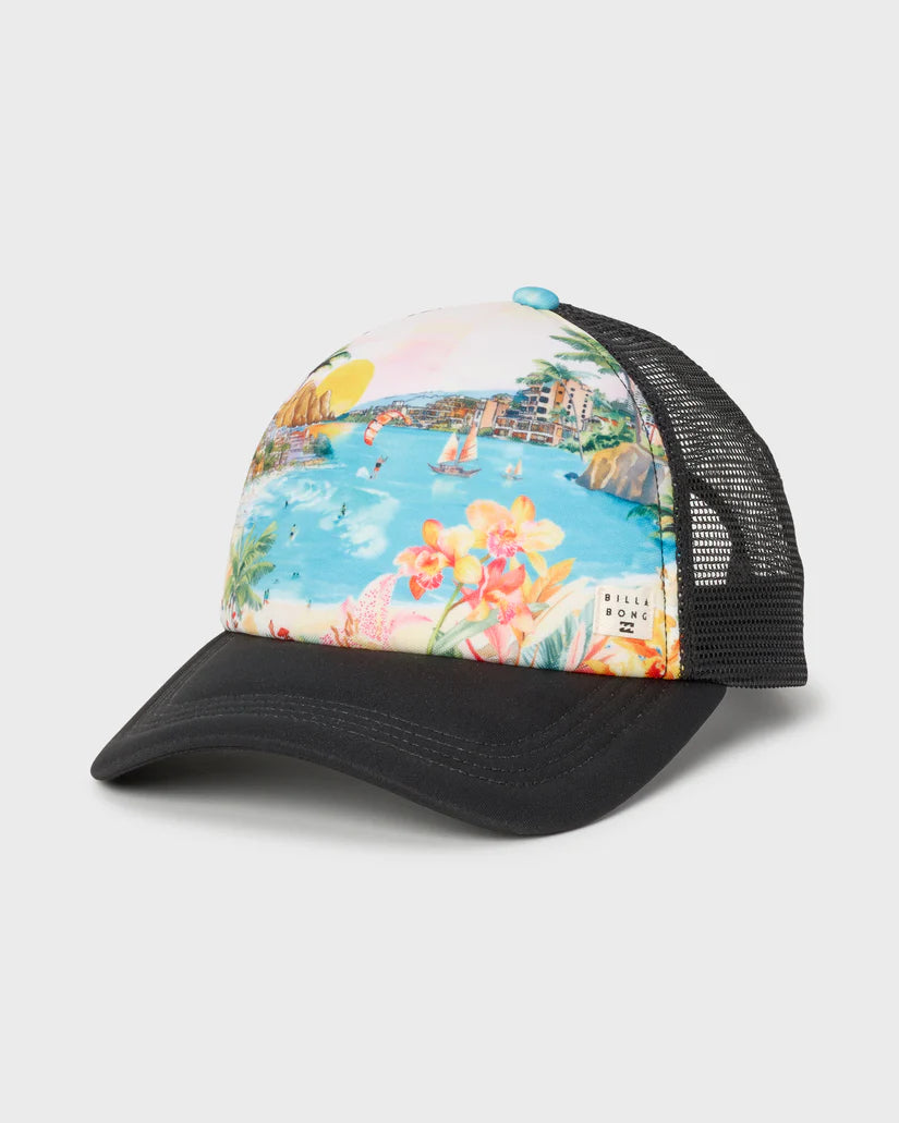 Billabong Women’s Heritage Mashup Trucker - Black