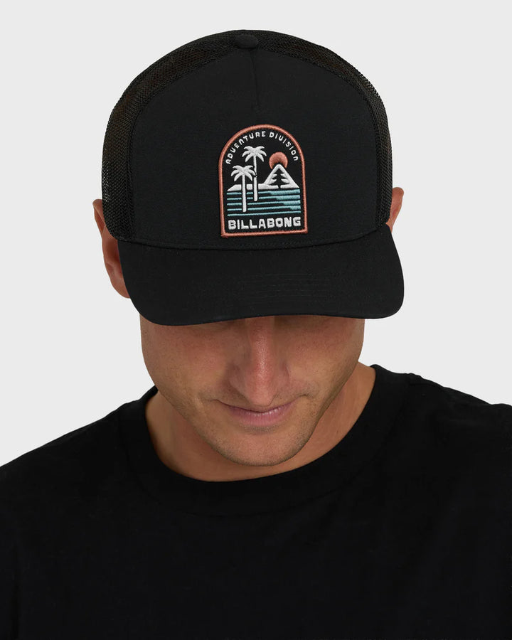 Billabong Men’s A/Div BP Trucker Hat - Black 1