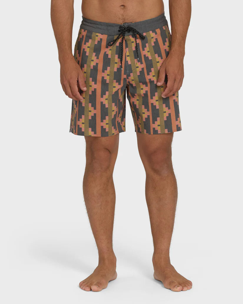 Billabong Men's Good Times 18" Boardshort - Rust