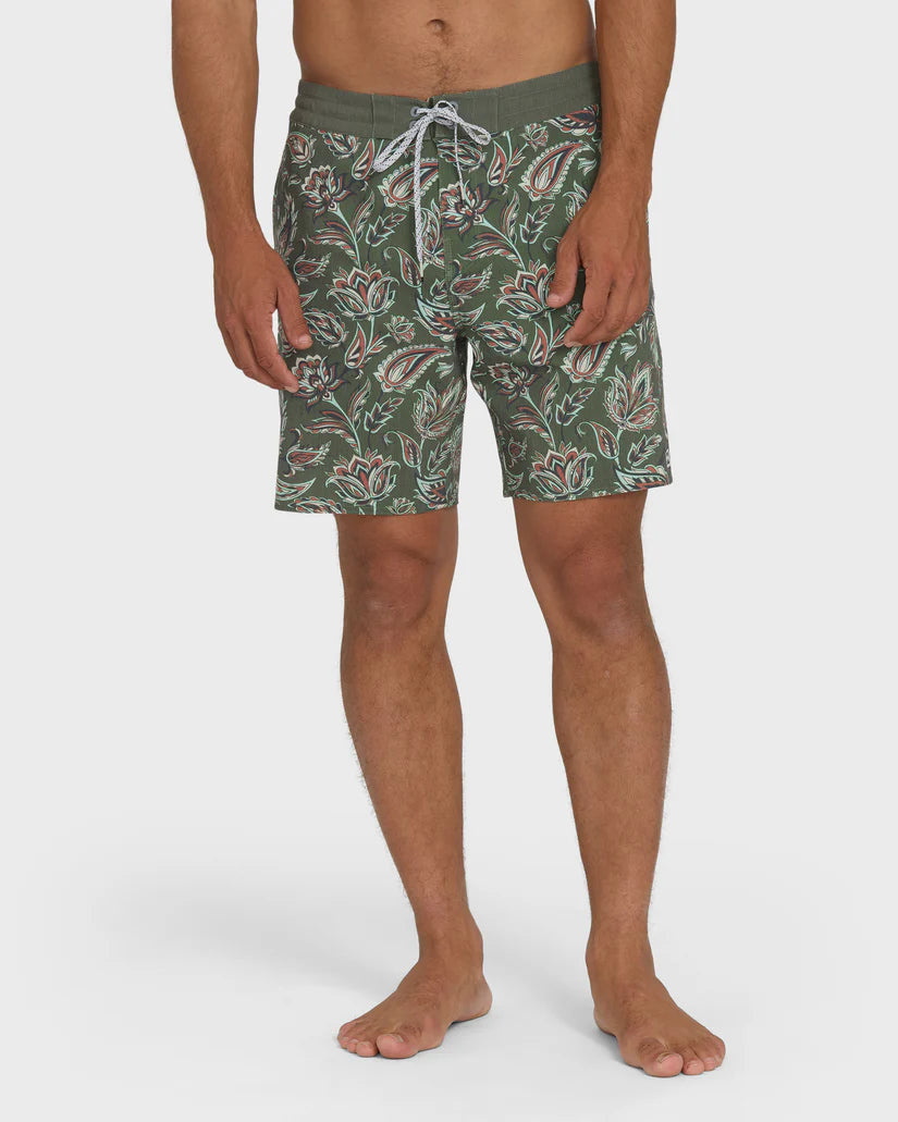 Billabong Men's Good Times Lo Tide 18" Boardshort - Winter Moss