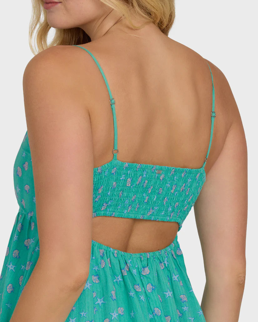 Billabong Women’s Island Heat Mini Coverup - Green Tropics 5