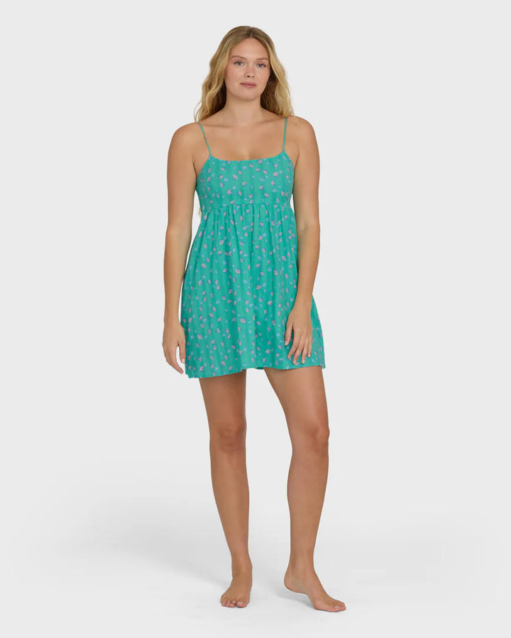 Billabong Women’s Island Heat Mini Coverup - Green Tropics 3