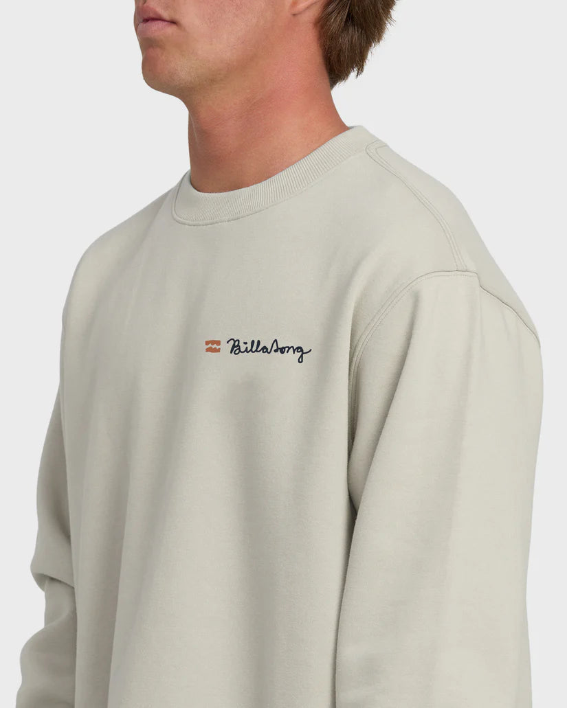 Billabong Men’s Compass Crew Sweatshirt - Dove 3