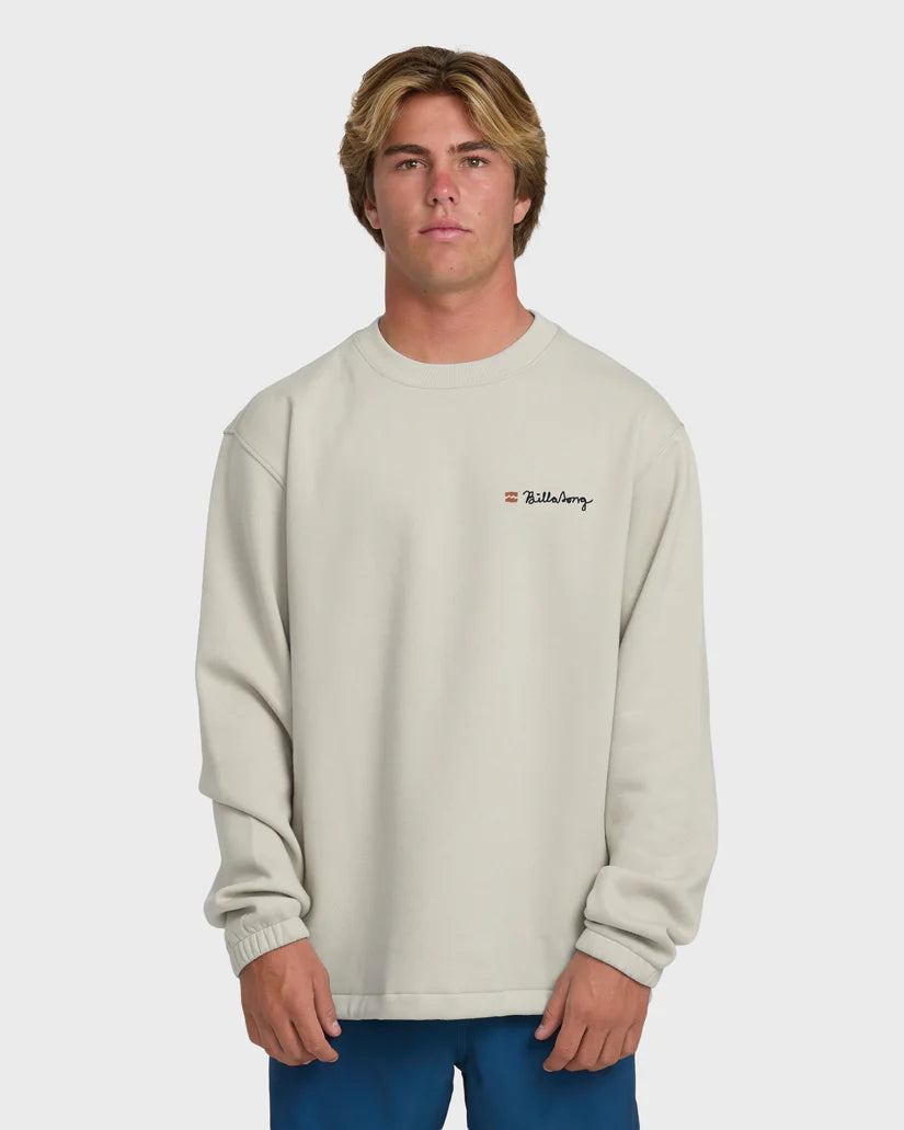 Billabong Men’s Compass Crew Sweatshirt - Dove