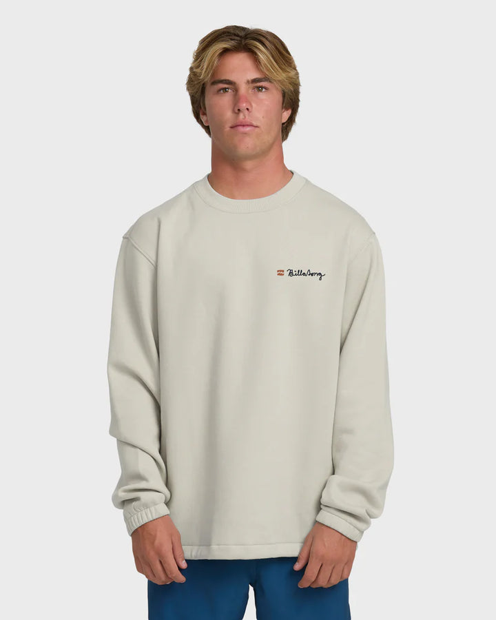 Billabong Men’s Compass Crew Sweatshirt - Dove