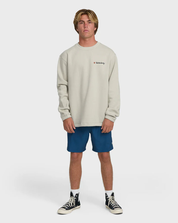 Billabong Men’s Compass Crew Sweatshirt - Dove 4
