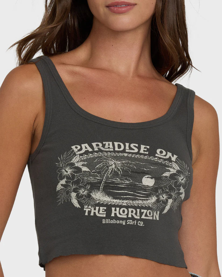 Billabong Women’s All Day Paradise Tank - Off Black 4