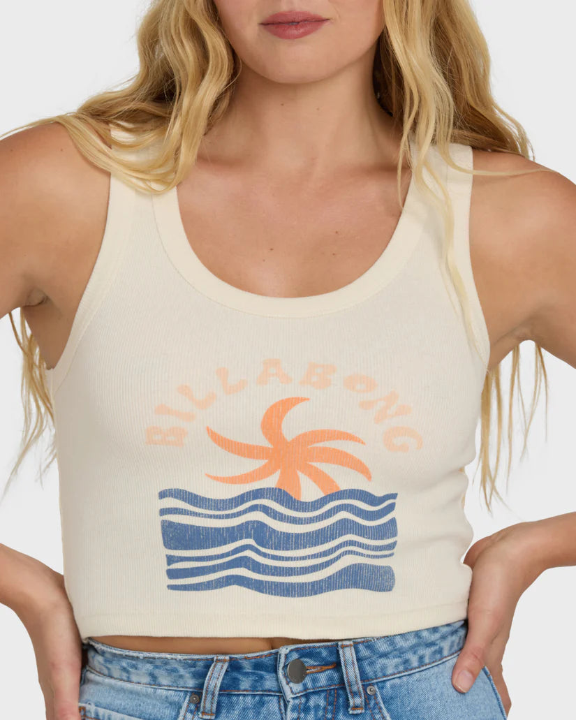 Billabong Women’s It Takes You Tank Top - White 4