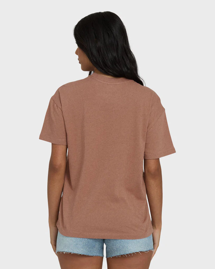 Billabong Women’s Sand To Surf Graphic Tee - Brown Stone 2