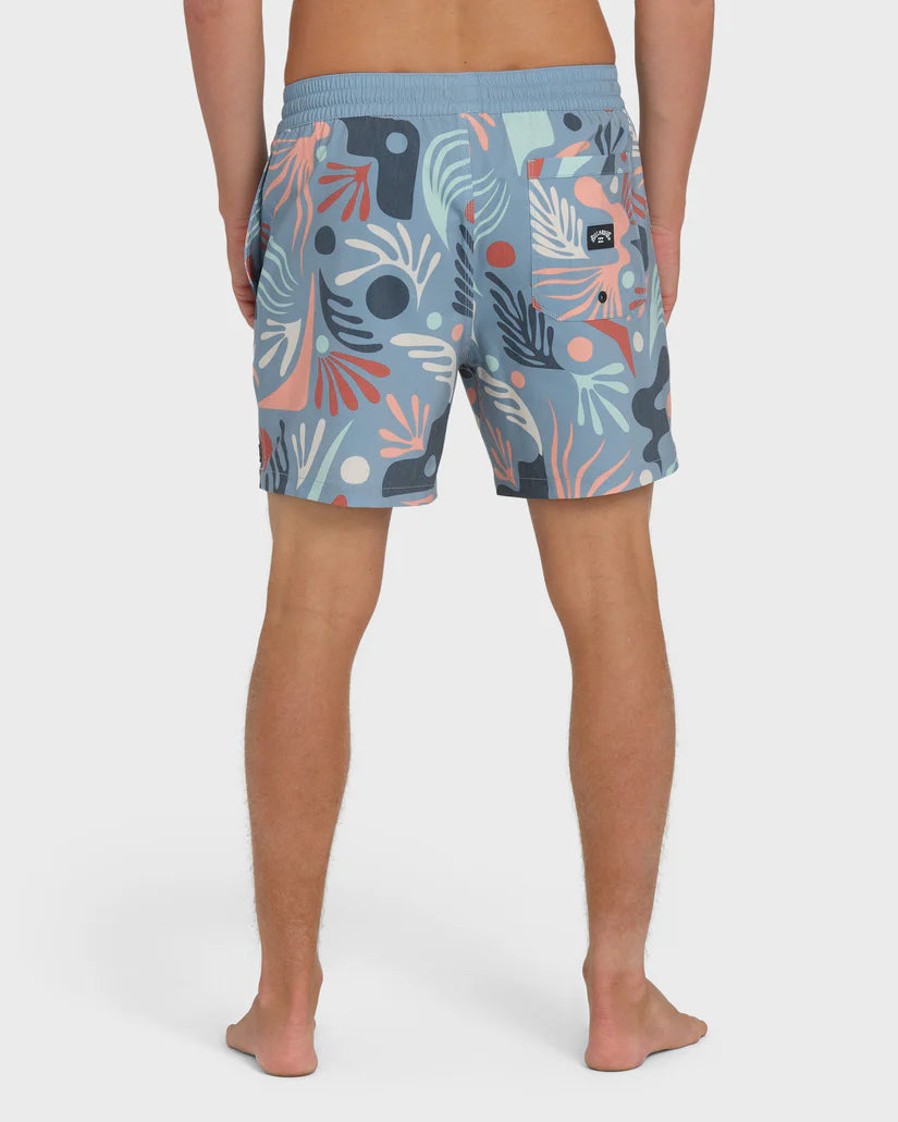 Billabong Men’s Good Times Layback 16" Trunks - Real Teal 1