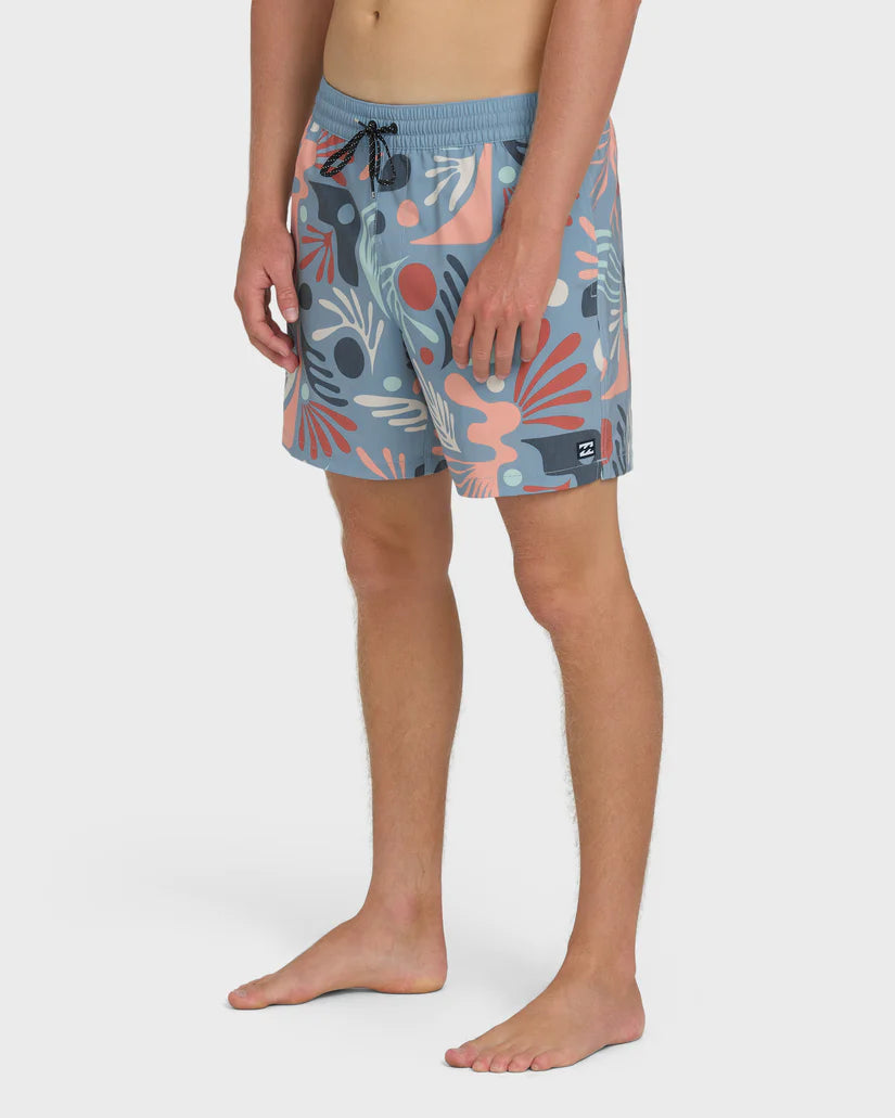 Billabong Men’s Good Times Layback 16" Trunks - Real Teal 3