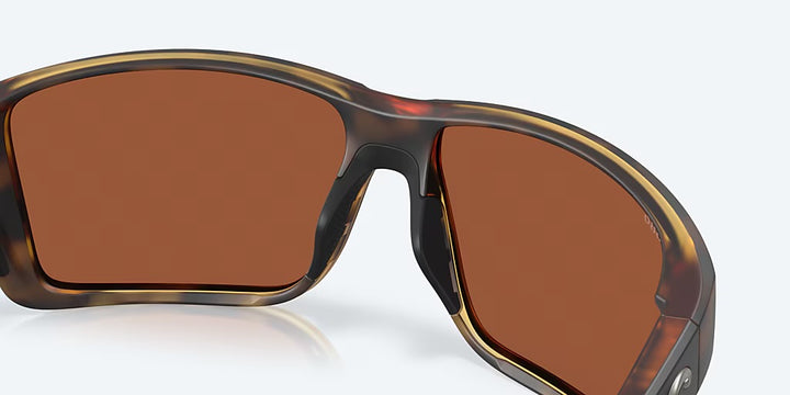 Costa Reefton Pro 580G Sunglasses - Matte Tortoise/Green Mirror 6