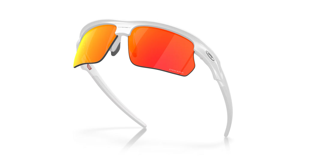 Oakley Bisphaera Polished White w/ Prizm Ruby