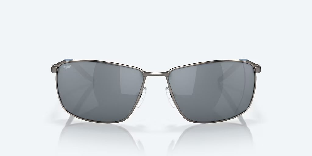 Costa Turret 580P Sunglasses - Matte Dark Gunmetal/Silver Mirror 1