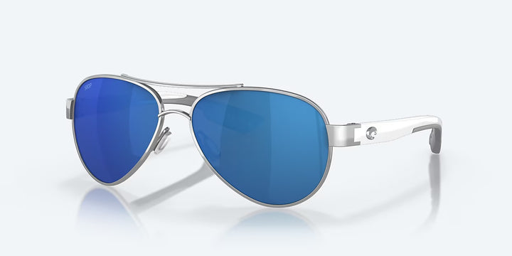 Costa Loreto 580P Sunglasses - Palladium/Blue Mirror 