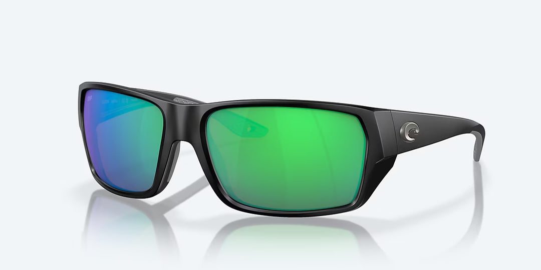 Costa Tailfin 580G Sunglasses - Matte Black/Green Mirror 580G 