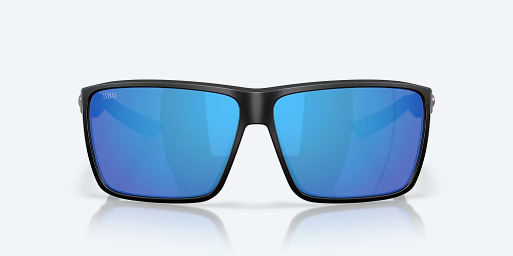 Costa Rincon II 580G Sunglasses - Matte Black/Blue Mirror 1