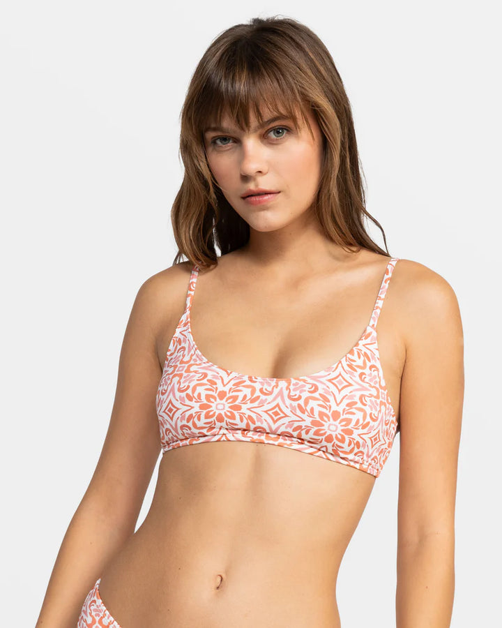 Roxy Fresco Tile Bralette Bikini Top FINAL SALE