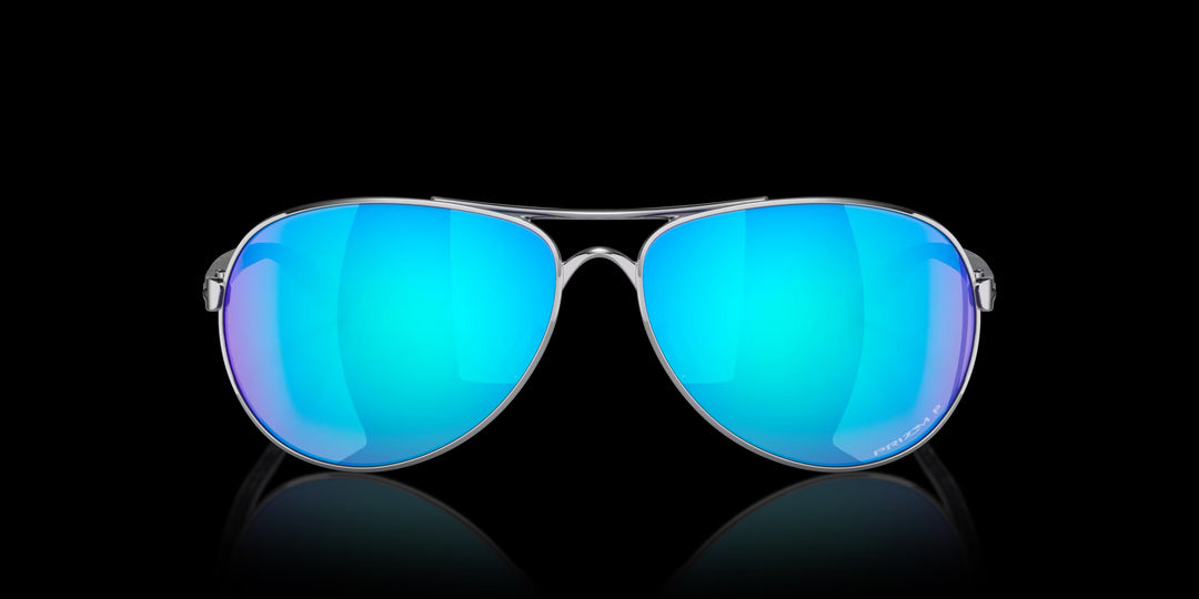 Oakley Feedback Polished Chrome w Prizm Sapphire Irid