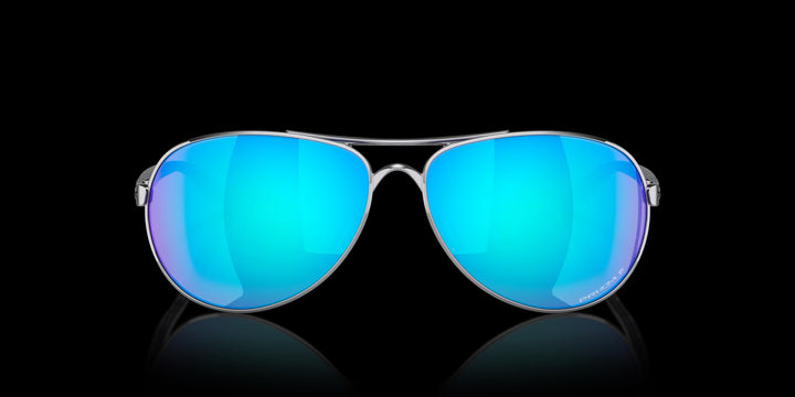 Oakley Feedback Polished Chrome w Prizm Sapphire Irid