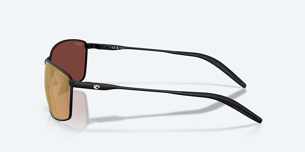 Costa Turret 580P Sunglasses - Satin Black Gold