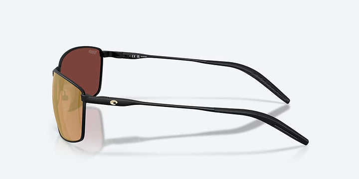 Costa Turret 580P Sunglasses - Satin Black Gold