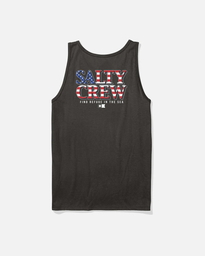 Salty Crew Men’s America Optic Tank - Black 1