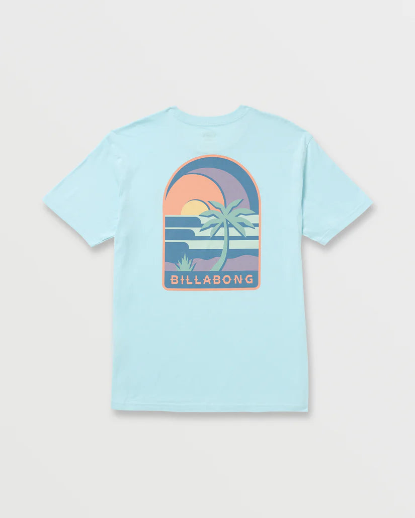 Billabong Men’s Portal Premium Tee - Coastal Blue 3