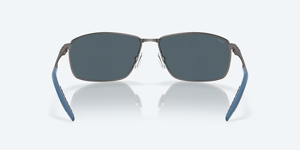 Costa Turret 580P Sunglasses - Matte Dark Gunmetal/Silver Mirror 3