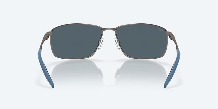 Costa Turret 580P Sunglasses - Matte Dark Gunmetal/Silver Mirror 3