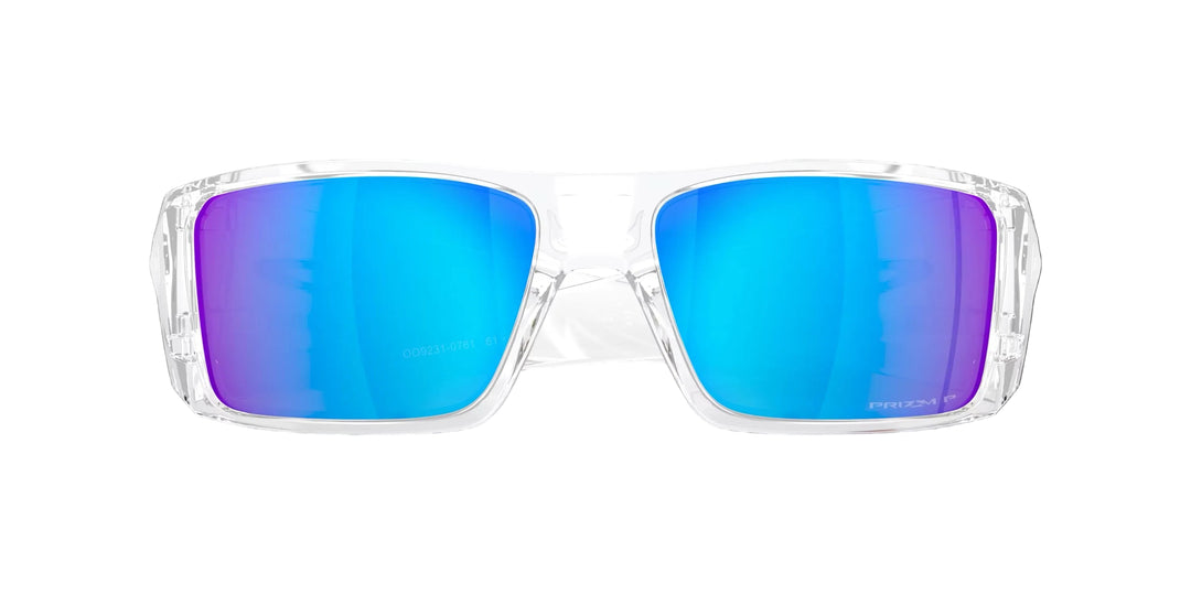 Oakley Heliostat Clear w/ Prizm Sapphire Polarized 4