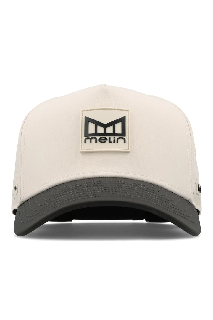 Melin Odysea Stacked Hydro Performance Hat - Moonbeam/Pirate Black 1