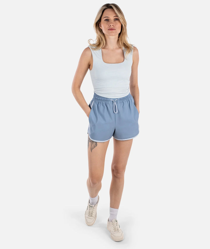 Jetty Women’s Ventnor Hybrid Short - Blue 2
