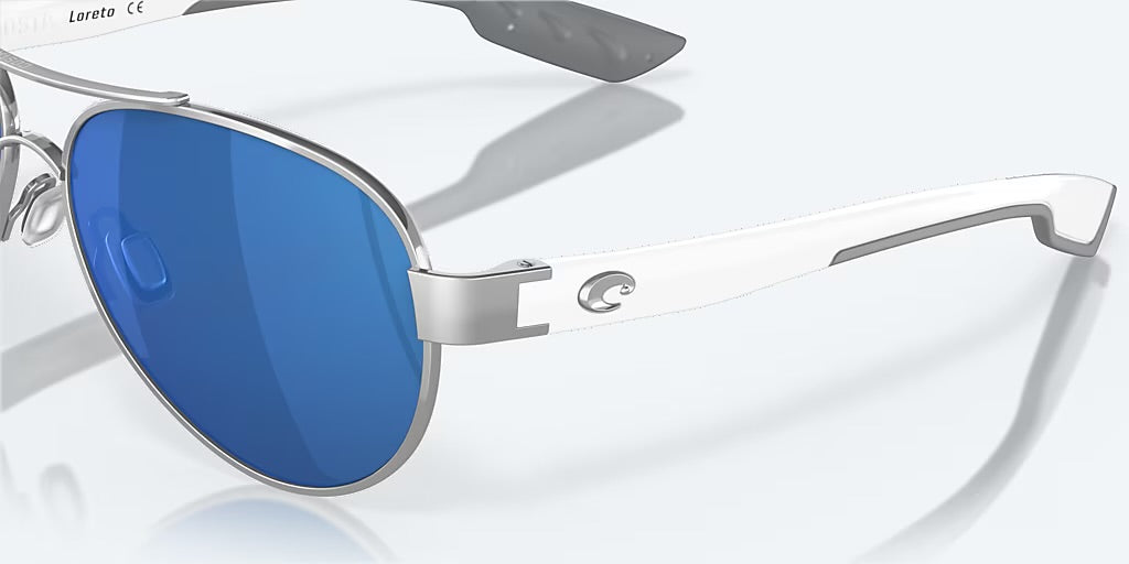 Costa Loreto 580P Sunglasses - Palladium/Blue Mirror 5