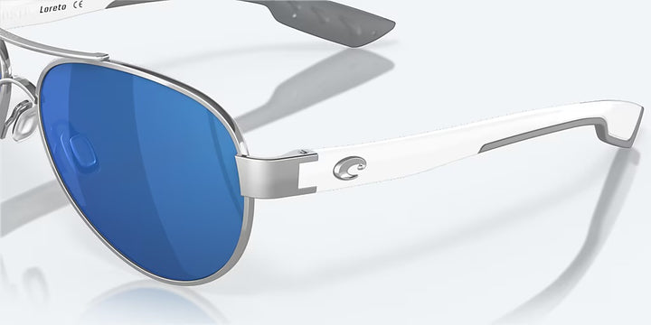 Costa Loreto 580P Sunglasses - Palladium/Blue Mirror 5