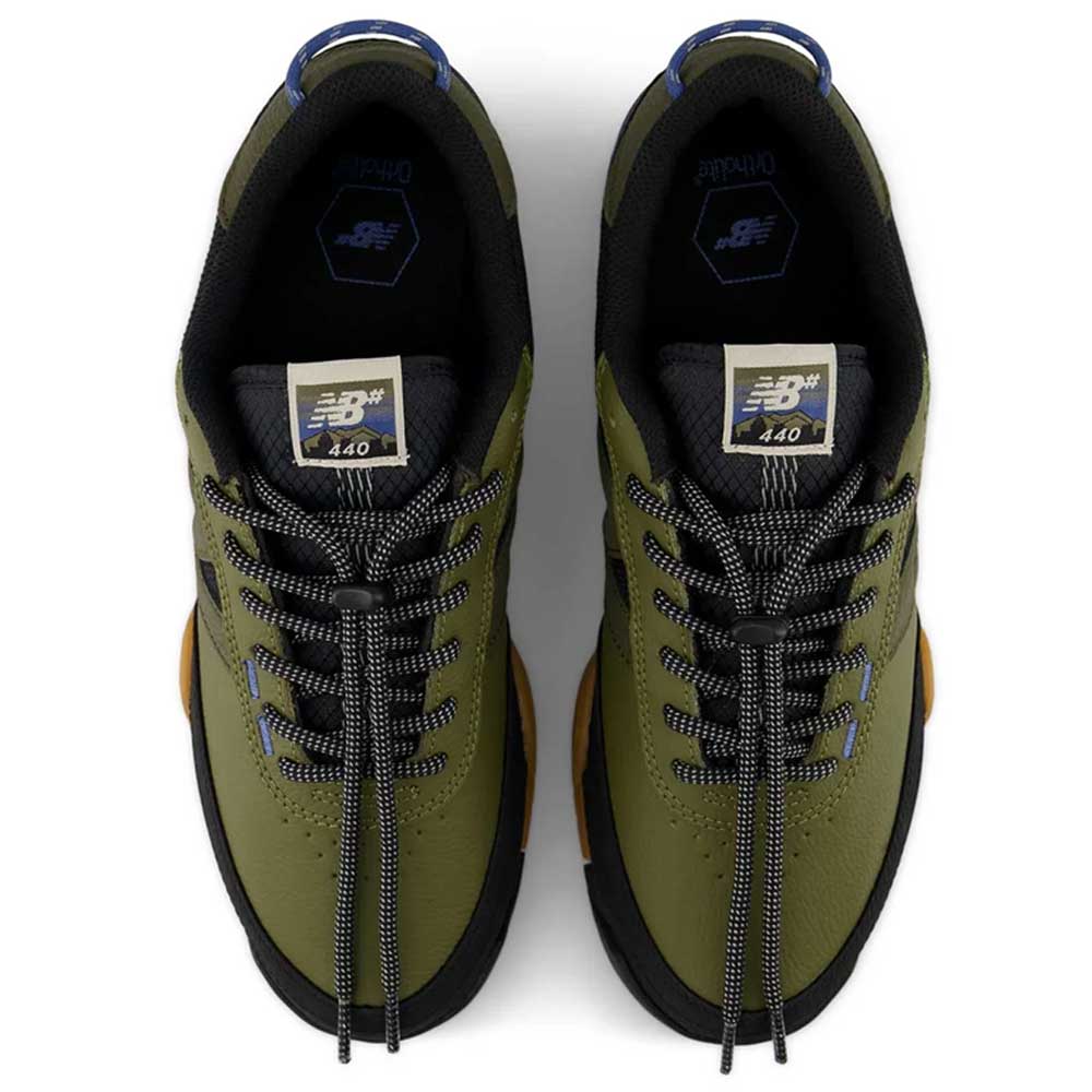 New Balance Numeric Men’s 440 Trail Skate Shoe -Black/Olive 3