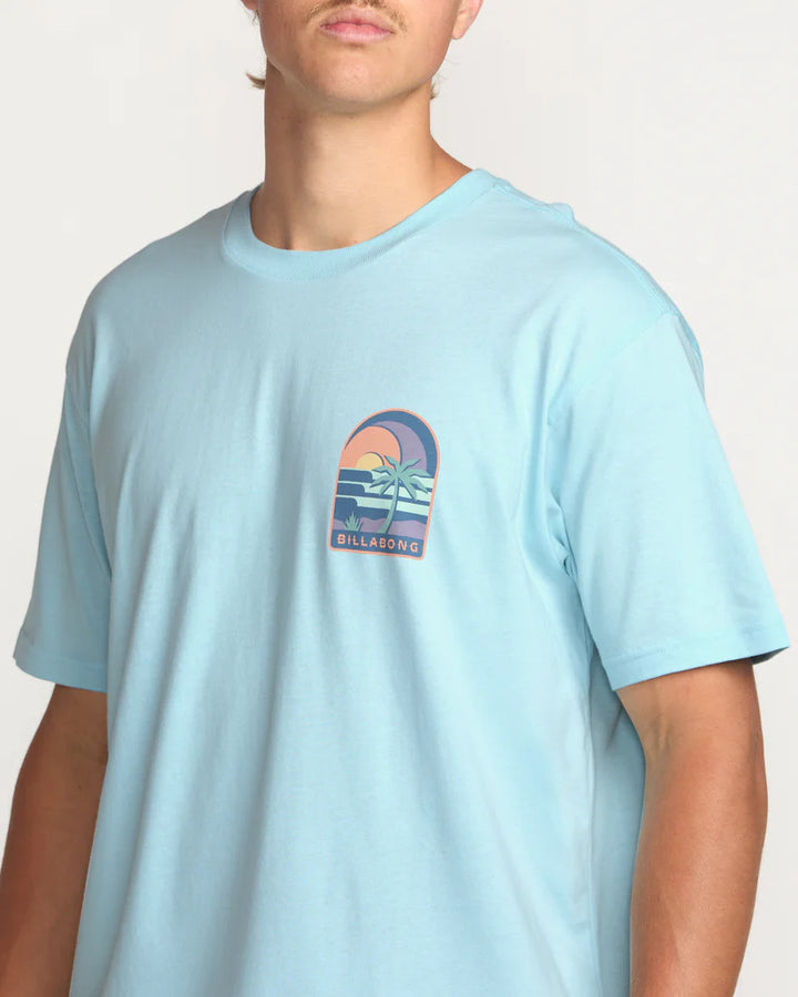 Billabong Men’s Portal Premium Tee - Coastal Blue 4