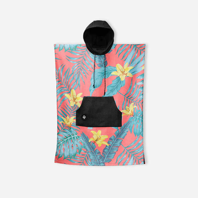 Nomadix Kid Changing Poncho: Palms Coral