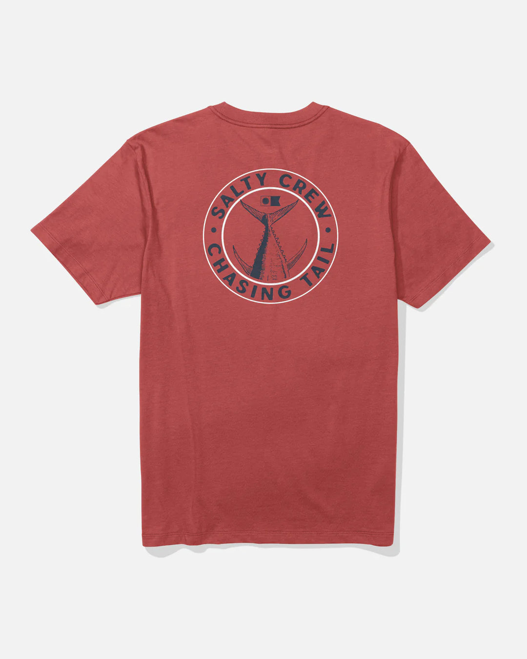Salty Crew Men's Tailgate Short Sleeve Tee - Washed Red