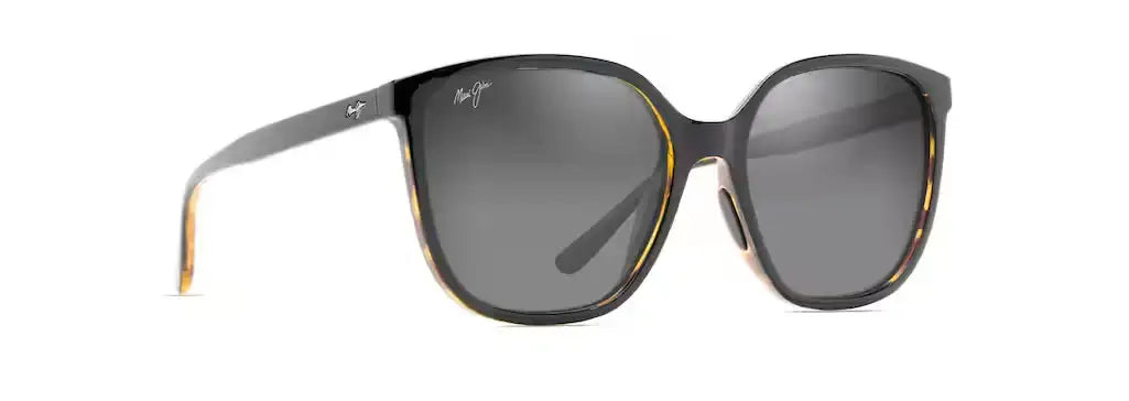 Maui Jim Good Fun Sunglasses - Black w Tortois/Neutral Grey 