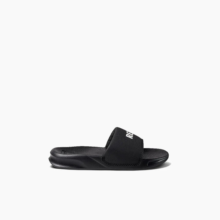 Reef Boys Kids One Slides - Reef Black/White 2