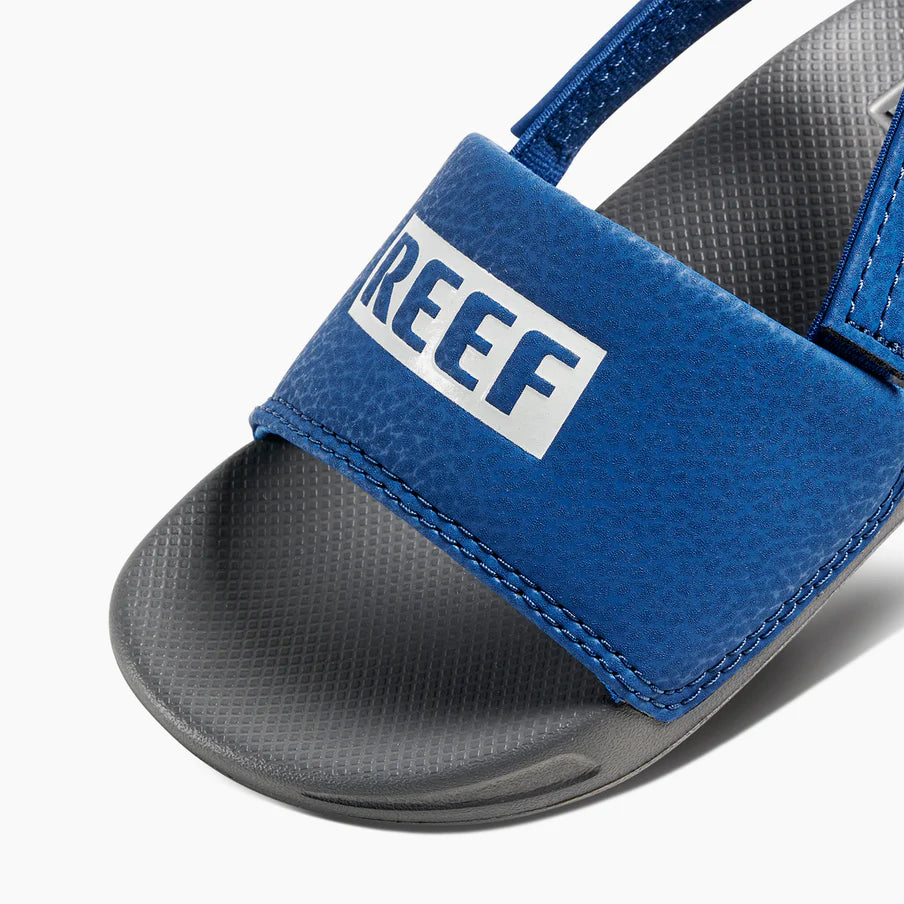 Reef Boys Little One Slide Sandals - Reef Grey/Blue 5