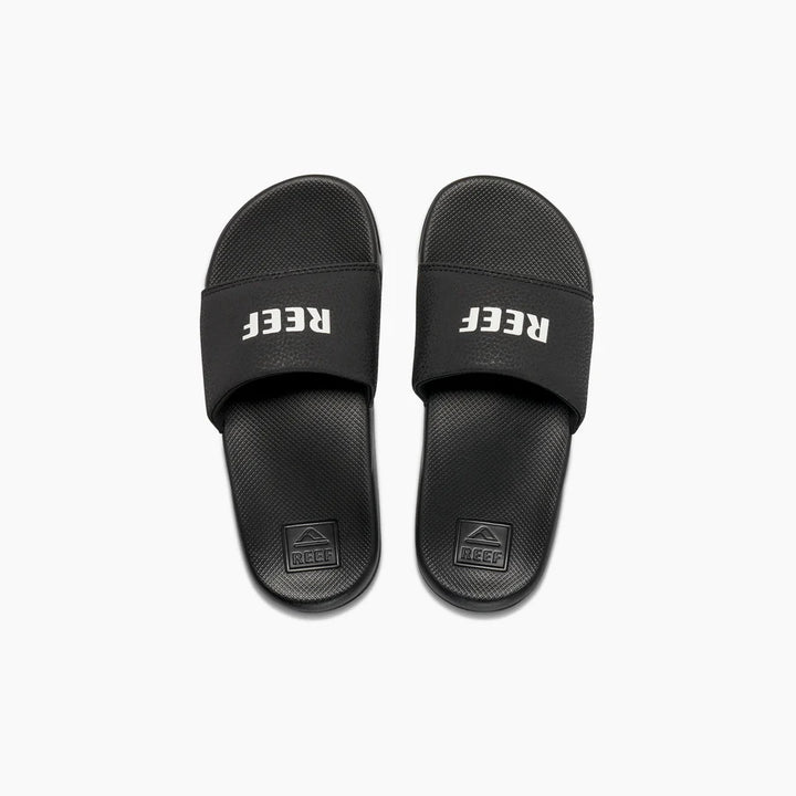 Reef Boys Kids One Slides - Reef Black/White 1