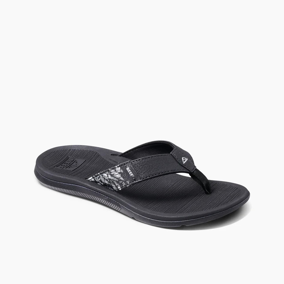 Reef Women's Santa Ana Sandals Black/White 1